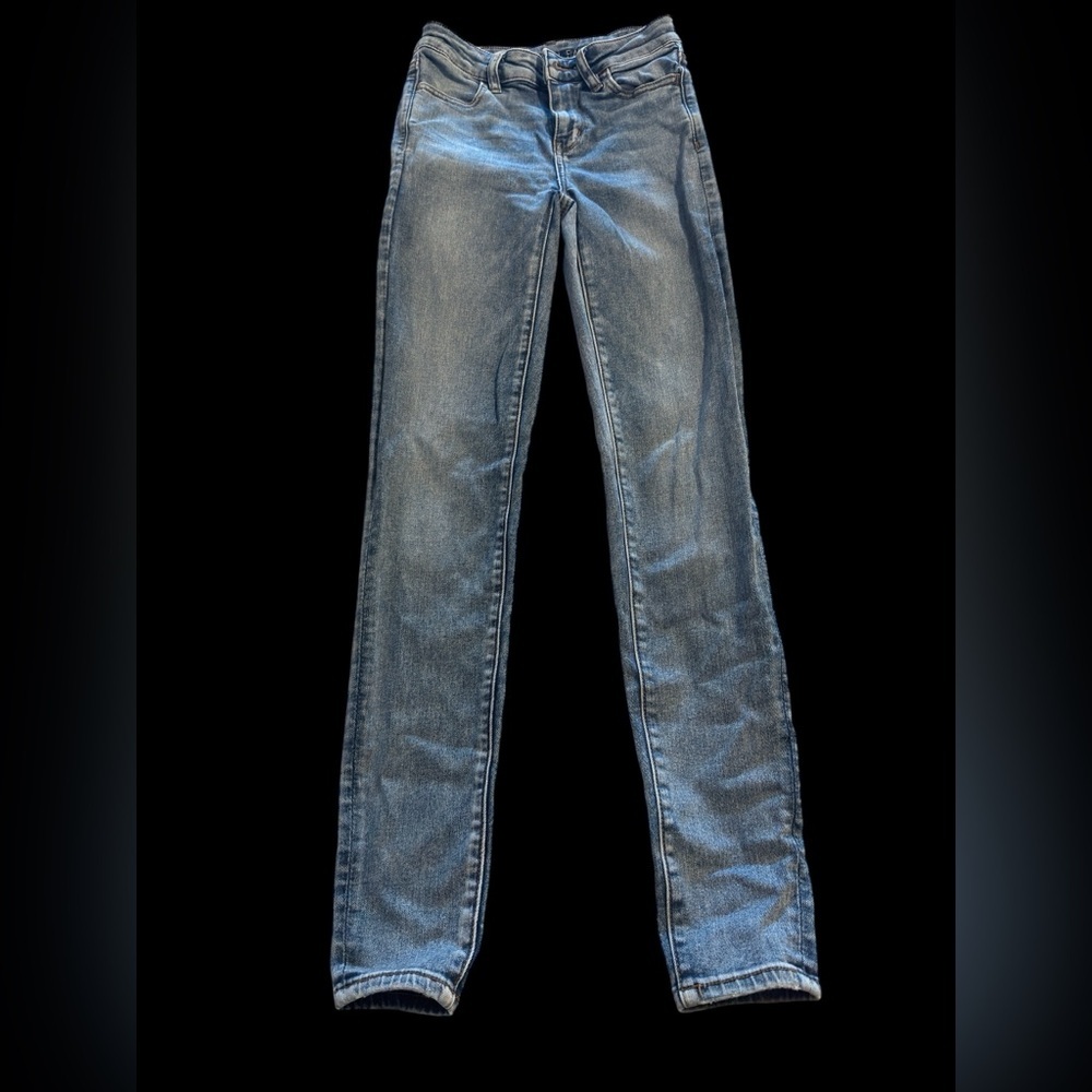 American Eagle Next Level Stretch Hi-Rise Jegging Size 0 Regular Skinny Jeans